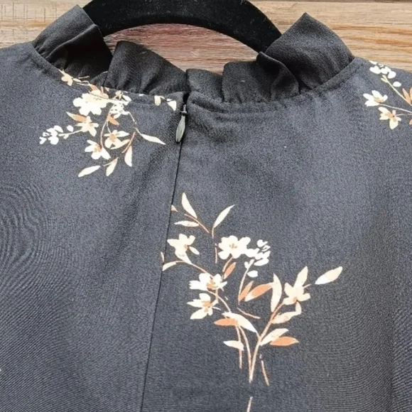 NWT Women's J.Crew Ruffleneck Floral Shift Dress - Picture 10 of 12